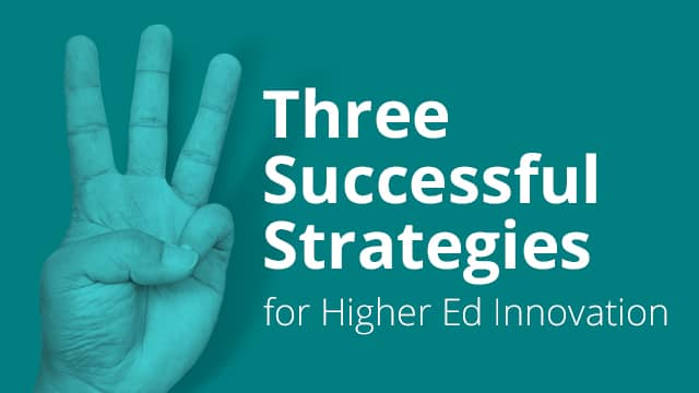 Three Successful Strategies