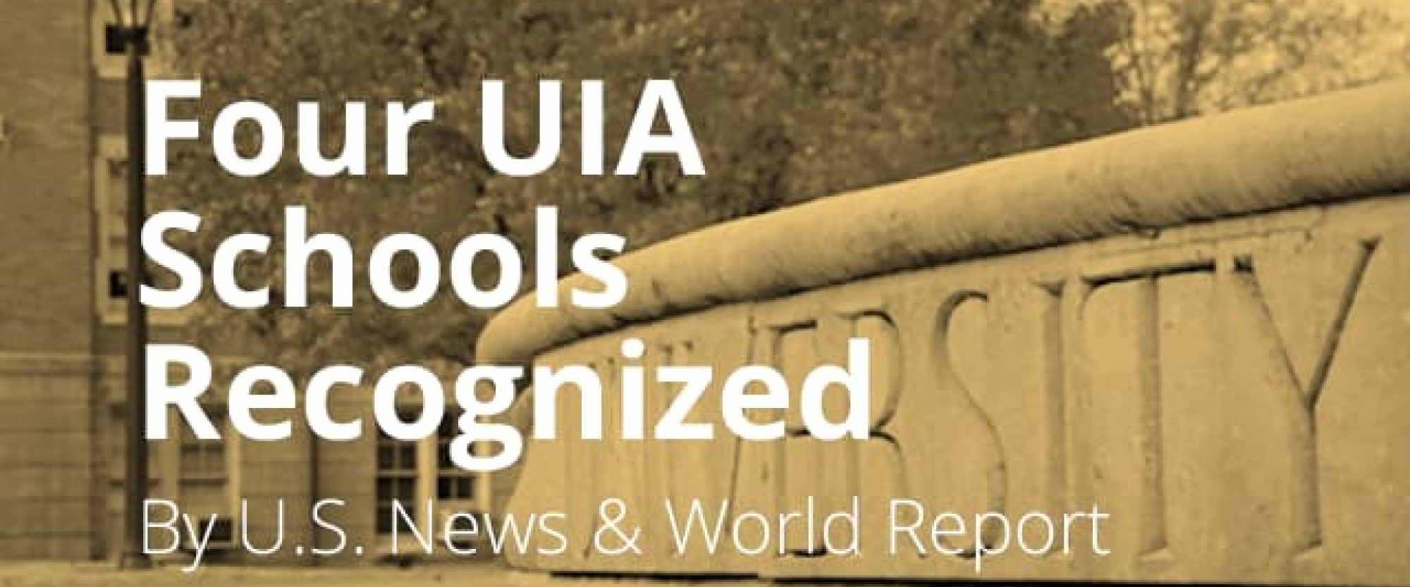 Four University Innovation Alliance Schools Recognized As Most Innovative By U.S. News & World Report