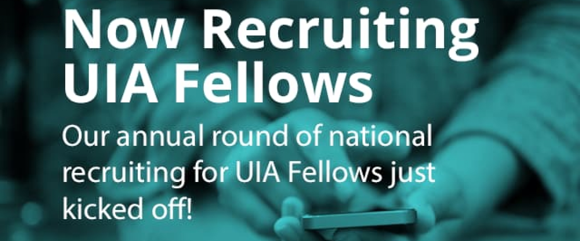 We're looking for Fellows!