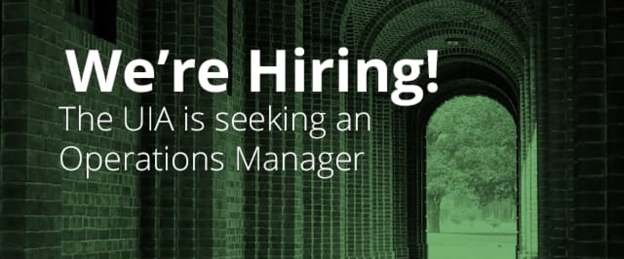We're hiring an Operations Manager