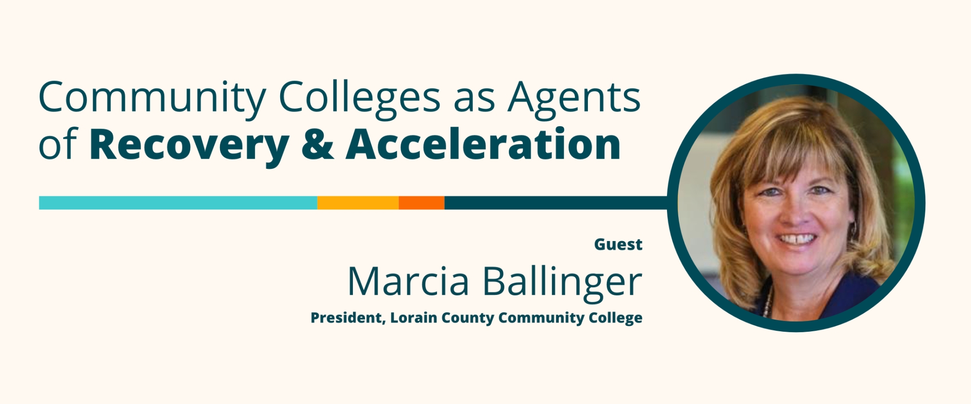 Community Colleges as Agents of Recovery and Acceleration