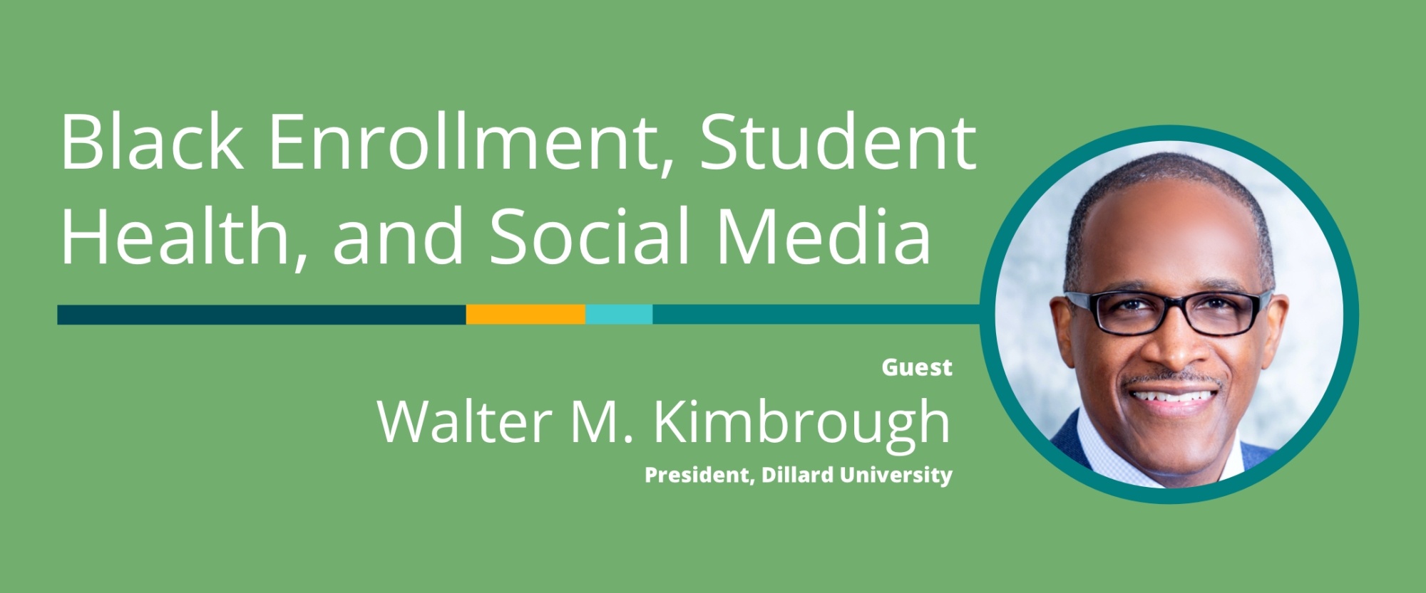 Black Enrollment, Student Health, and Social Media 